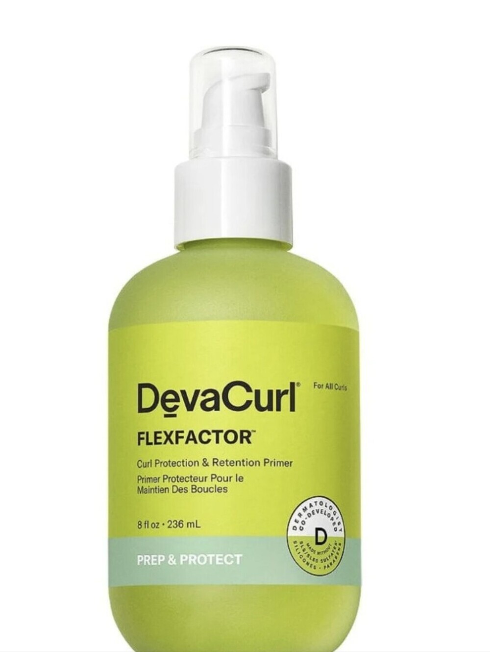 DevaCurl FlexFactor Curl Protection & Retention Primer, 3oz, New